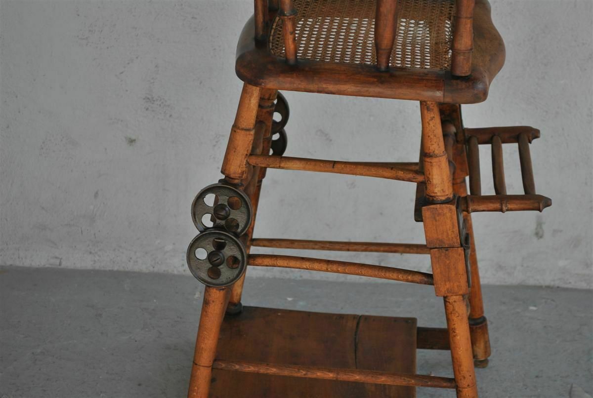 Furniture Baby High Chair With 1900 Period System photo