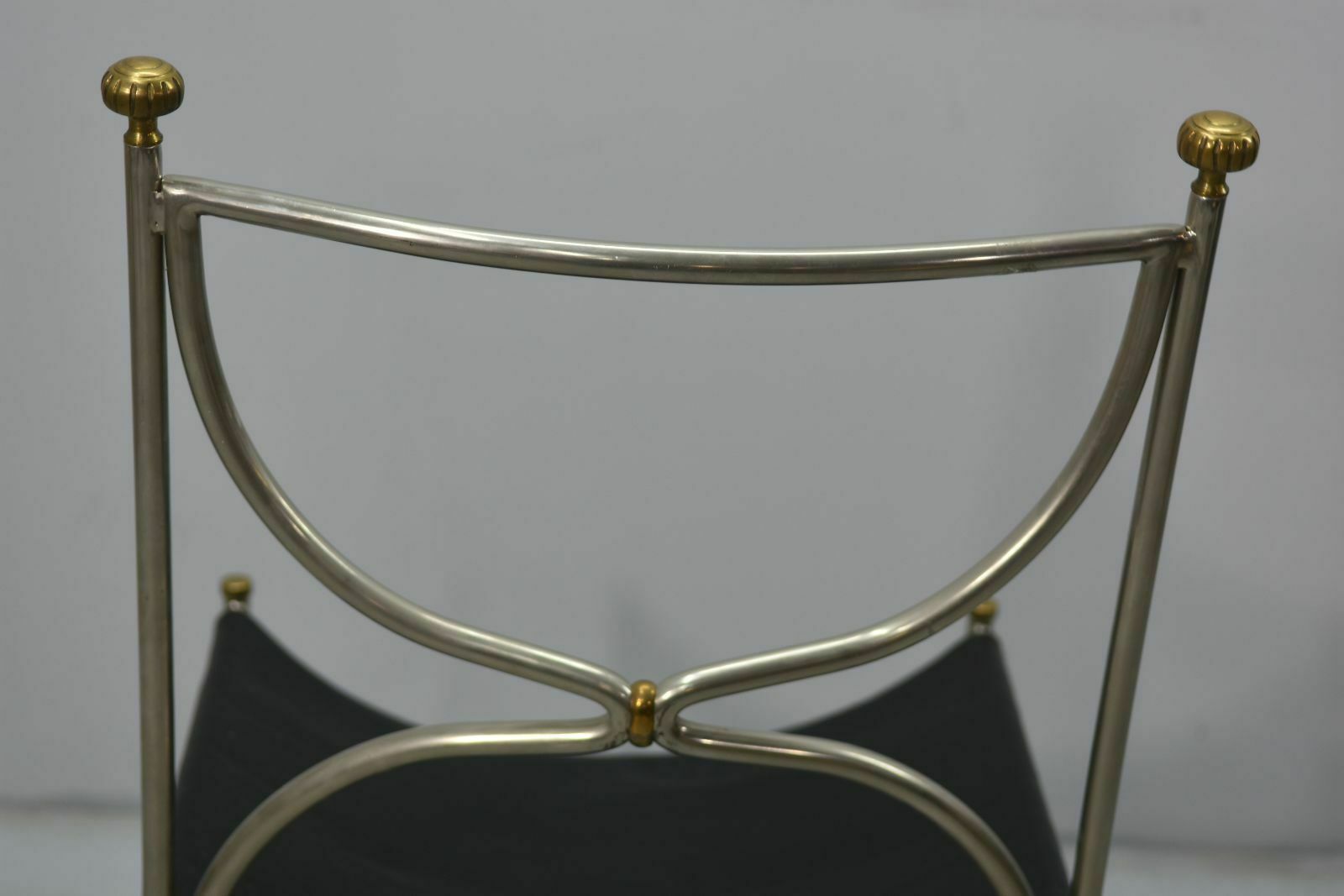 Furniture Maison Jansen Iron And Gilded Bronze Chairs (Set Of 4) photo