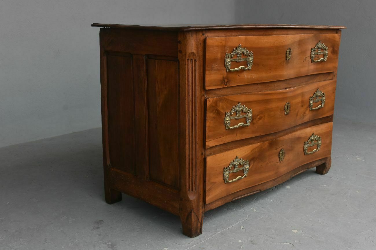 Rustic Walnut Chest Of 18th, 1700s photo for sale