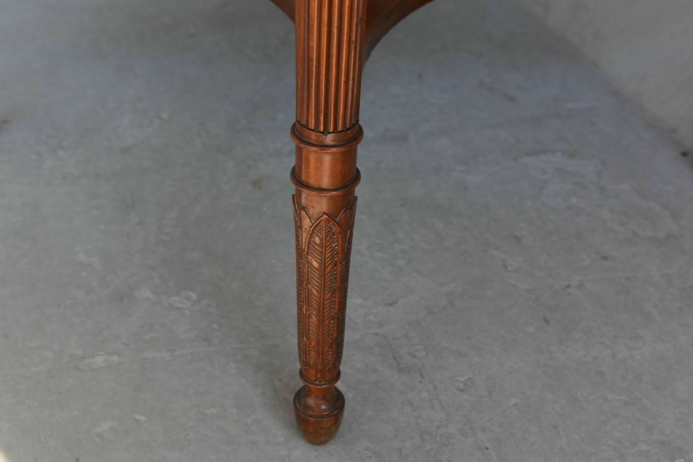 19th Century English Satinwood Pedestal Table photo vintage
