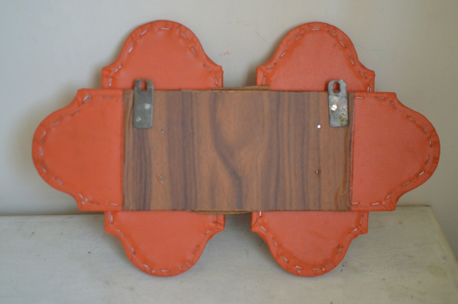 Vintage Coat Rack Wall Hanger Wall Mount Coat Rack  Storage Wall Rack  Mid Century  1960s photo vintage
