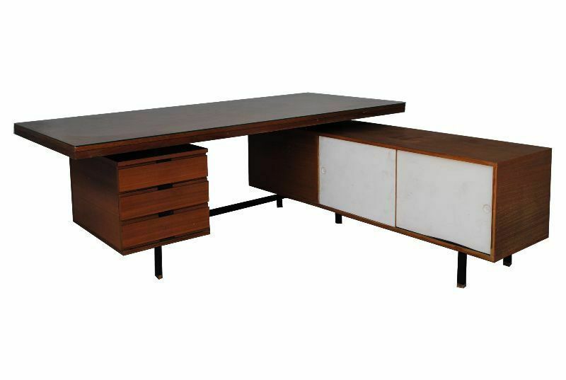 Scandinavian Presidential Desk In Teak 1960s