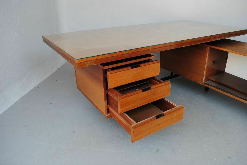photo for sale Scandinavian Presidential Desk In Teak 1960s