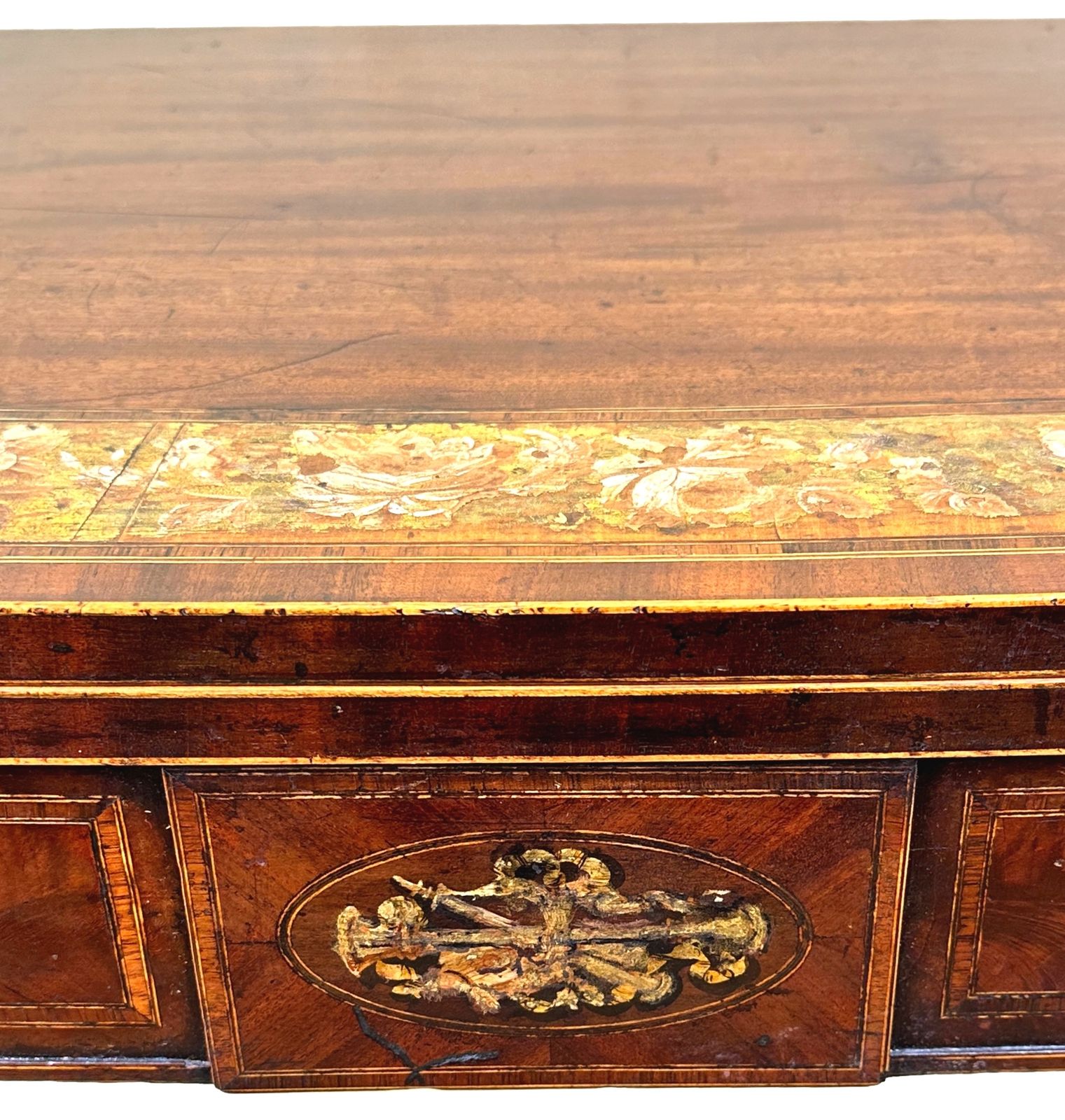 photo for sale 18th Century Georgian Mahogany Tea Table (England, Circa 1785)