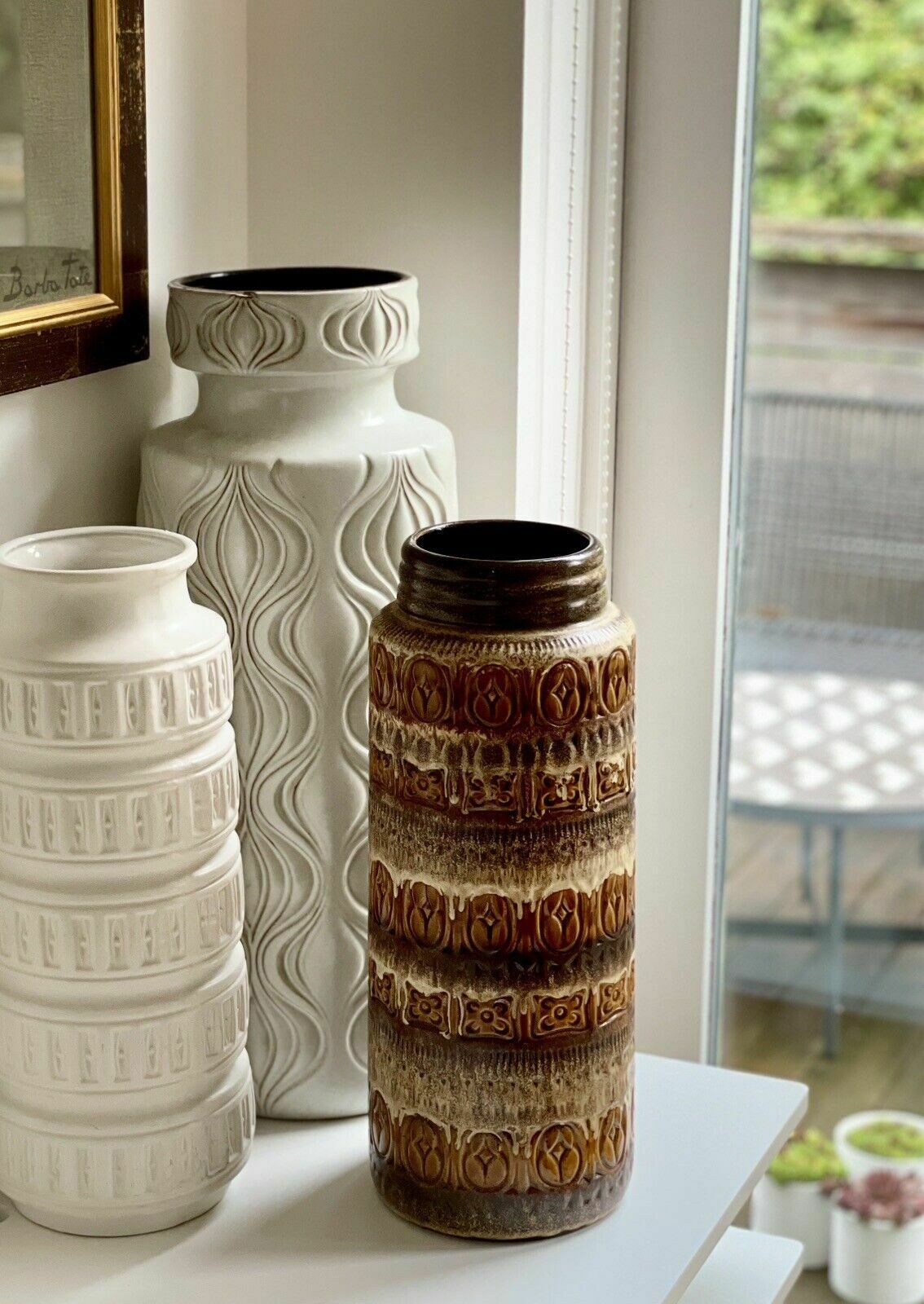 75.0 West German Scheurich Keramik Large Floor Vase 289 41 photo