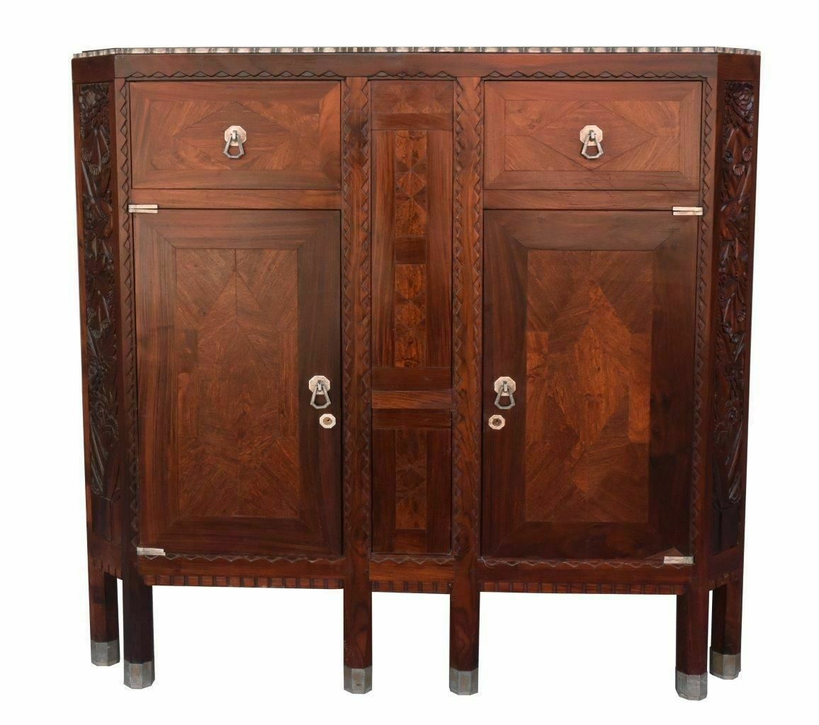 Art Deco Door Sideboard 1925 Rosewood In The Spirit Of Dominique