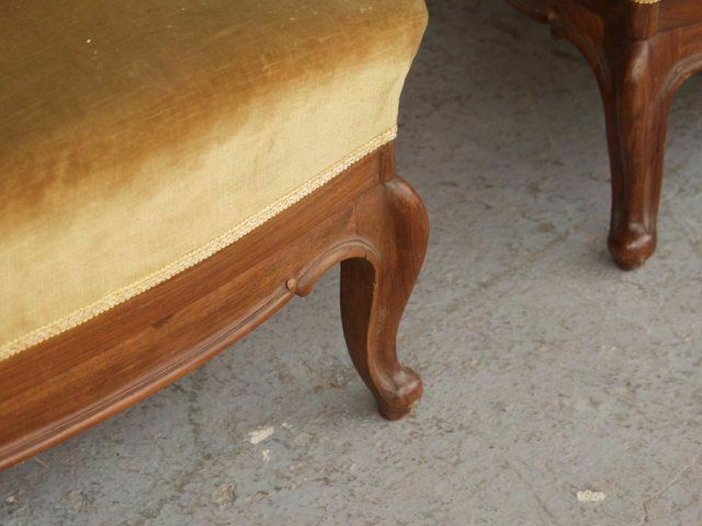 Furniture 1920 Walnut Armchair (Set Of 4) photo