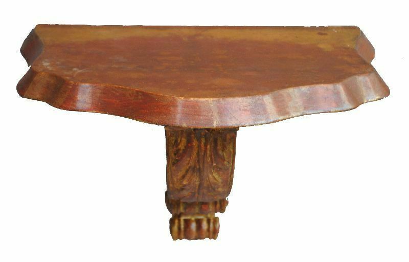 Baroque Style Golden Wall Console photo 163.0