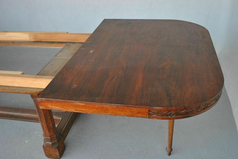 Furniture Gothic Style Walnut Dining Table photo