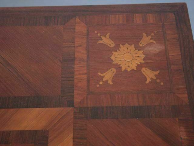 photo for sale Italian Style Inlaid Office Table