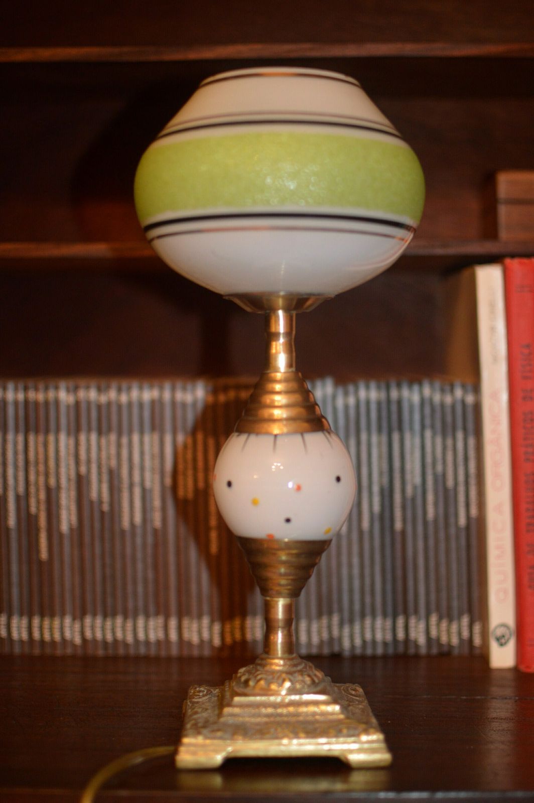 Vintage Table Lamp 1950 Midcentury Lamp. Stilnovo Lamp Moderniste photo for sale