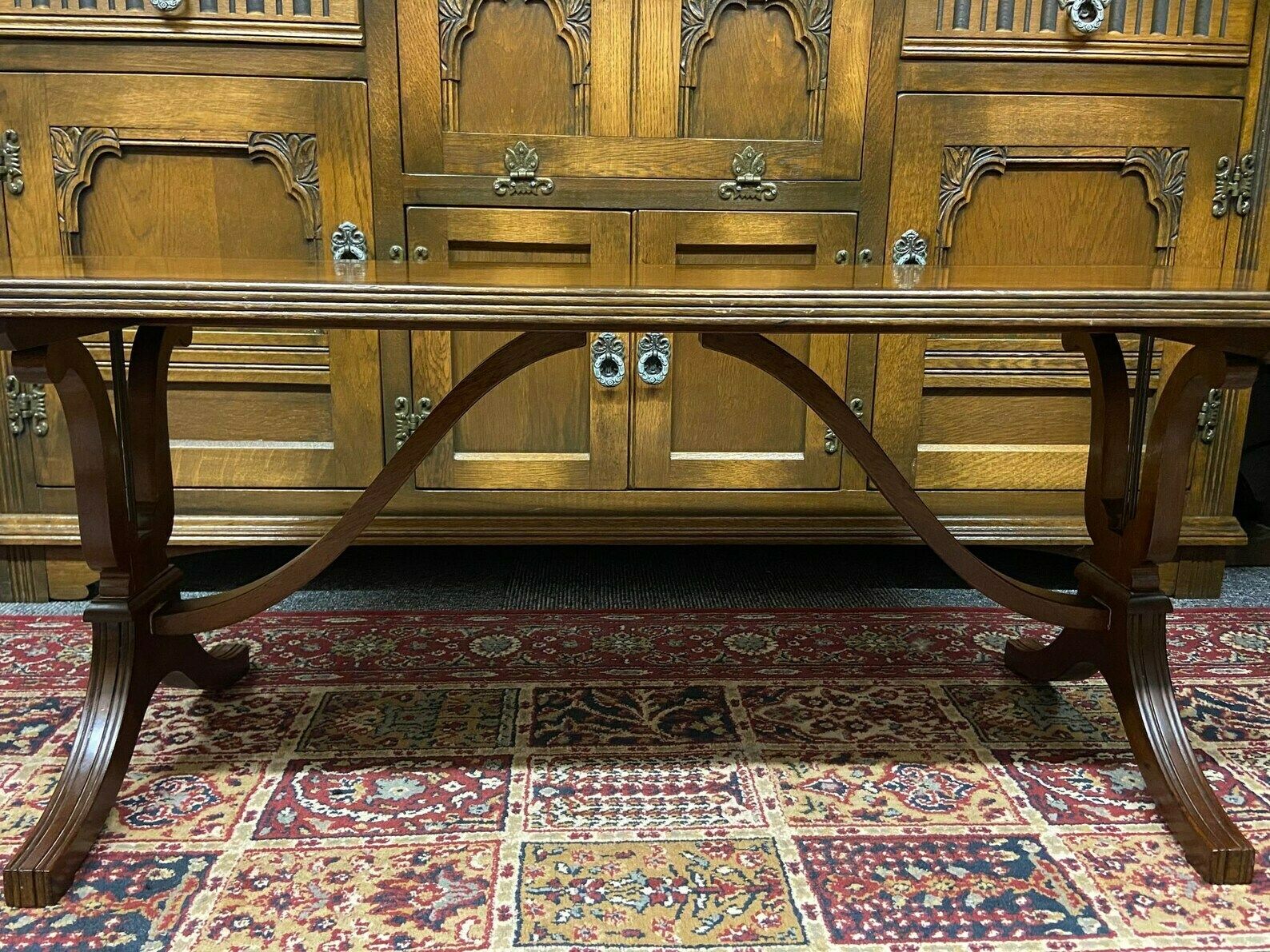 Vintage Mid Century Coffee Table / Regency Style Sheraton Revival / Free Delivery photo furniture