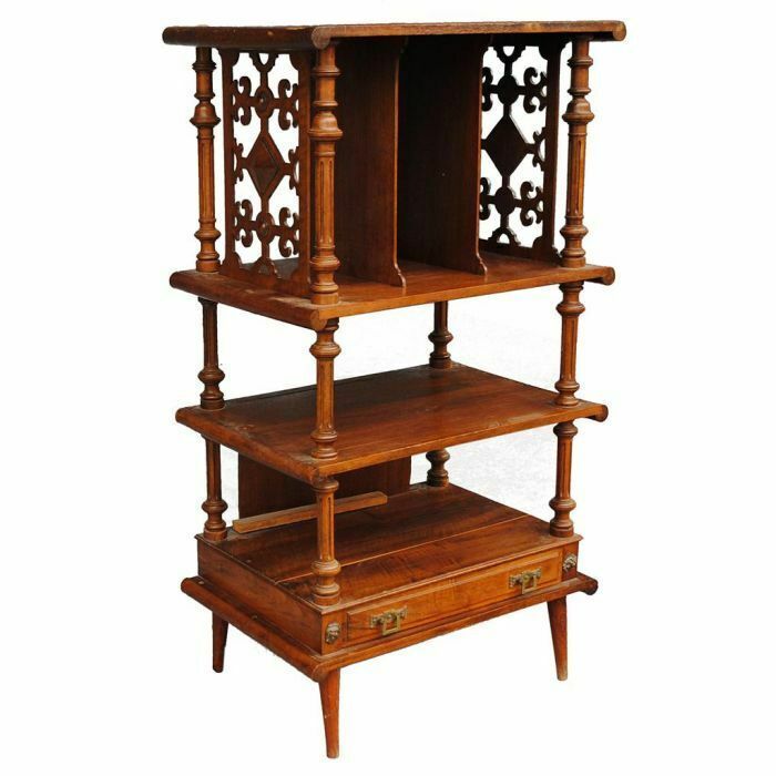1900 Period Partition Locker In Walnut