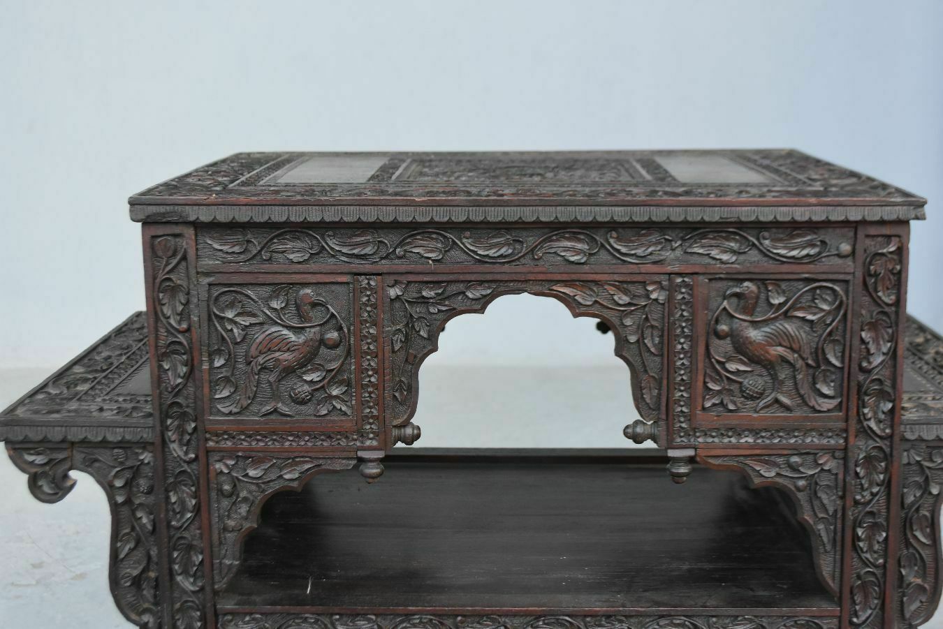 Tea Table End Of Sofa Carved Indian Rosewood 19th Century 2 photo buy