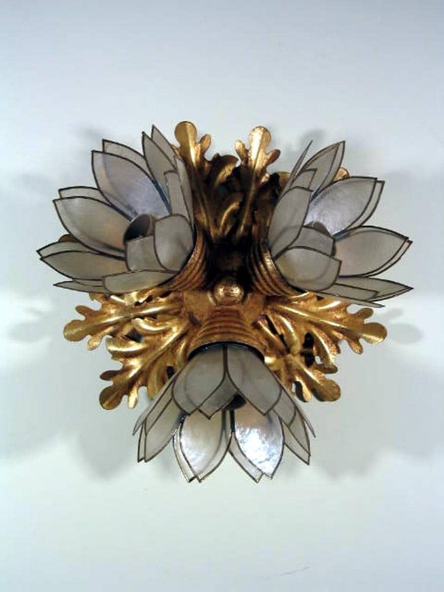 Modern 3 Light Ceiling Light, 1900s