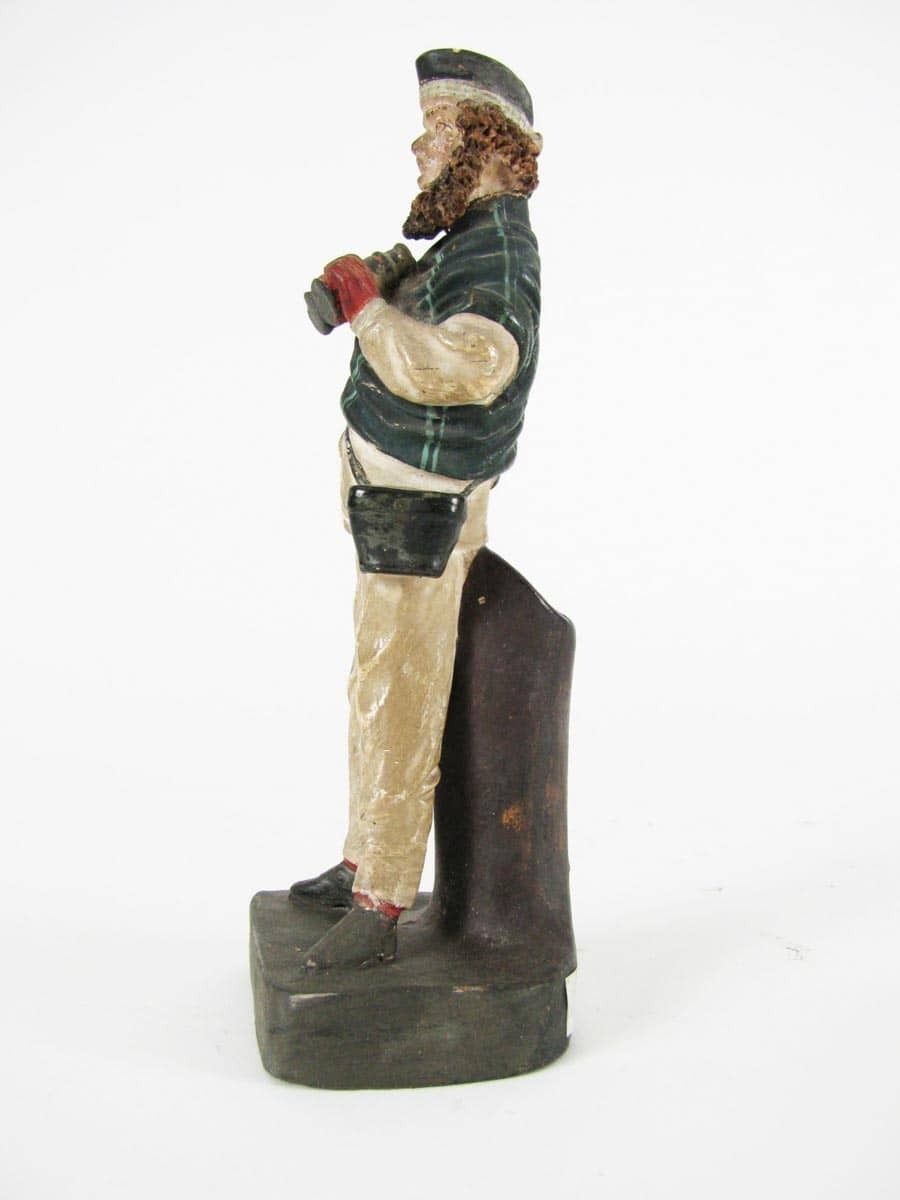 Pair Of Terracotta Sculptures Pen Holders From The Early Twentieth Century photo for sale