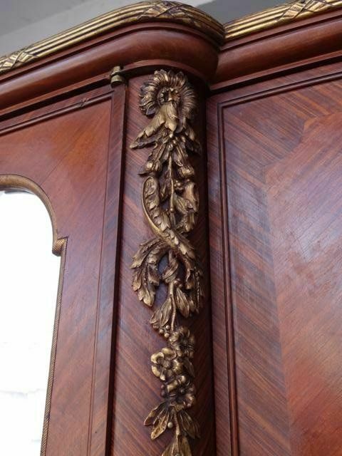 Mahogany Cabinet In Louis XVI Style, Gilded Bronze photo 2377.0