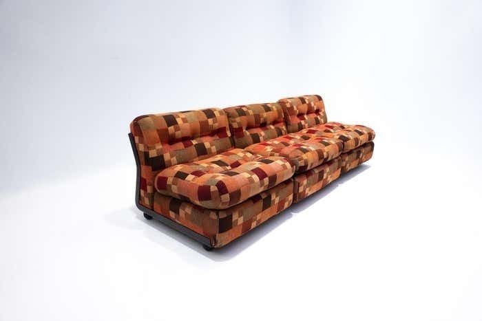 Mid Century Modern Set Of 3 "Amanta" Armchairs By Mario Bellini, 1960s photo furniture