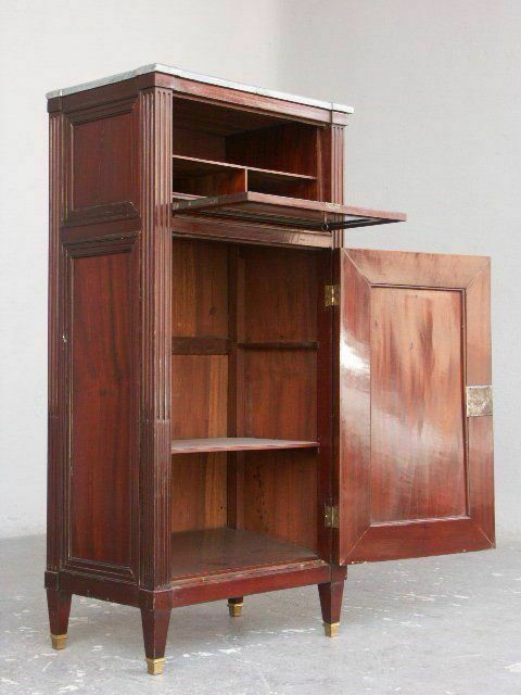 19th Century Mahogany Secretary Sheath photo for sale