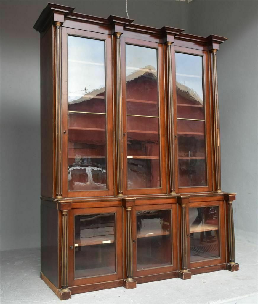 Louis XVI Style Mahogany Bookcase, 19th Century photo Furniture