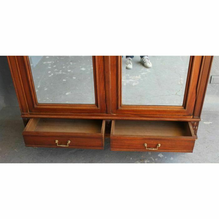 Louis XVI Style Mahogany Cabinet, 1920 Period photo vinterior