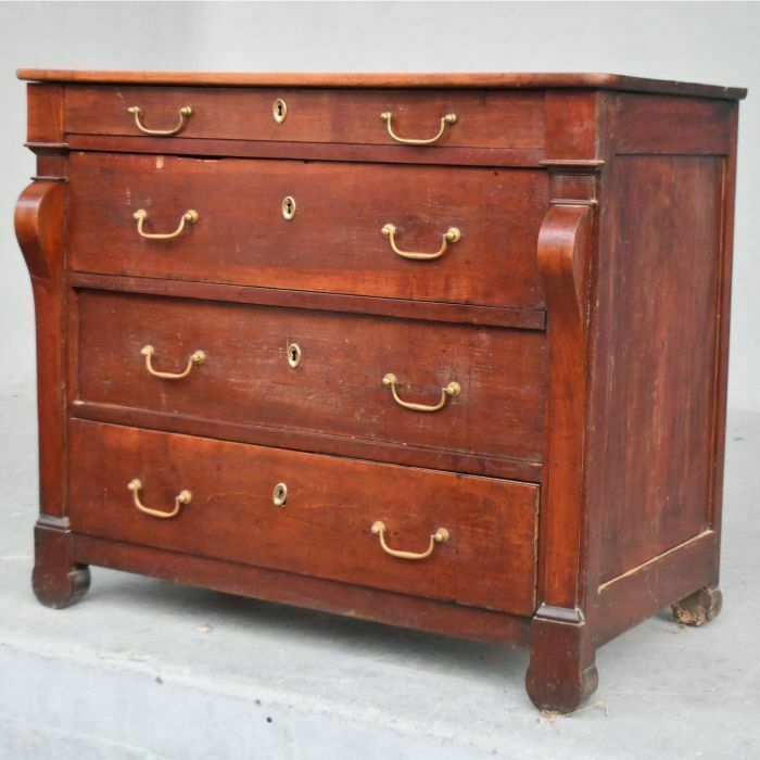 Chest Of Drawers With Walnut Stock, Restoration Period, Late 19th Century photo for sale