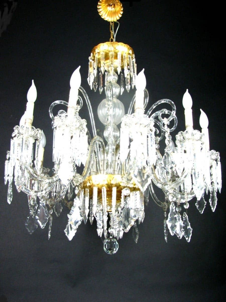 Antique Bohemia Crystal Chandelier 12 Arms photo 4142.0