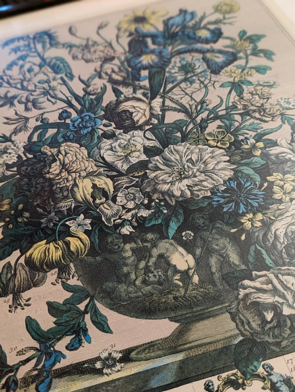 34 Flowers Of June Engraving By H. Fletcher photo vinterior