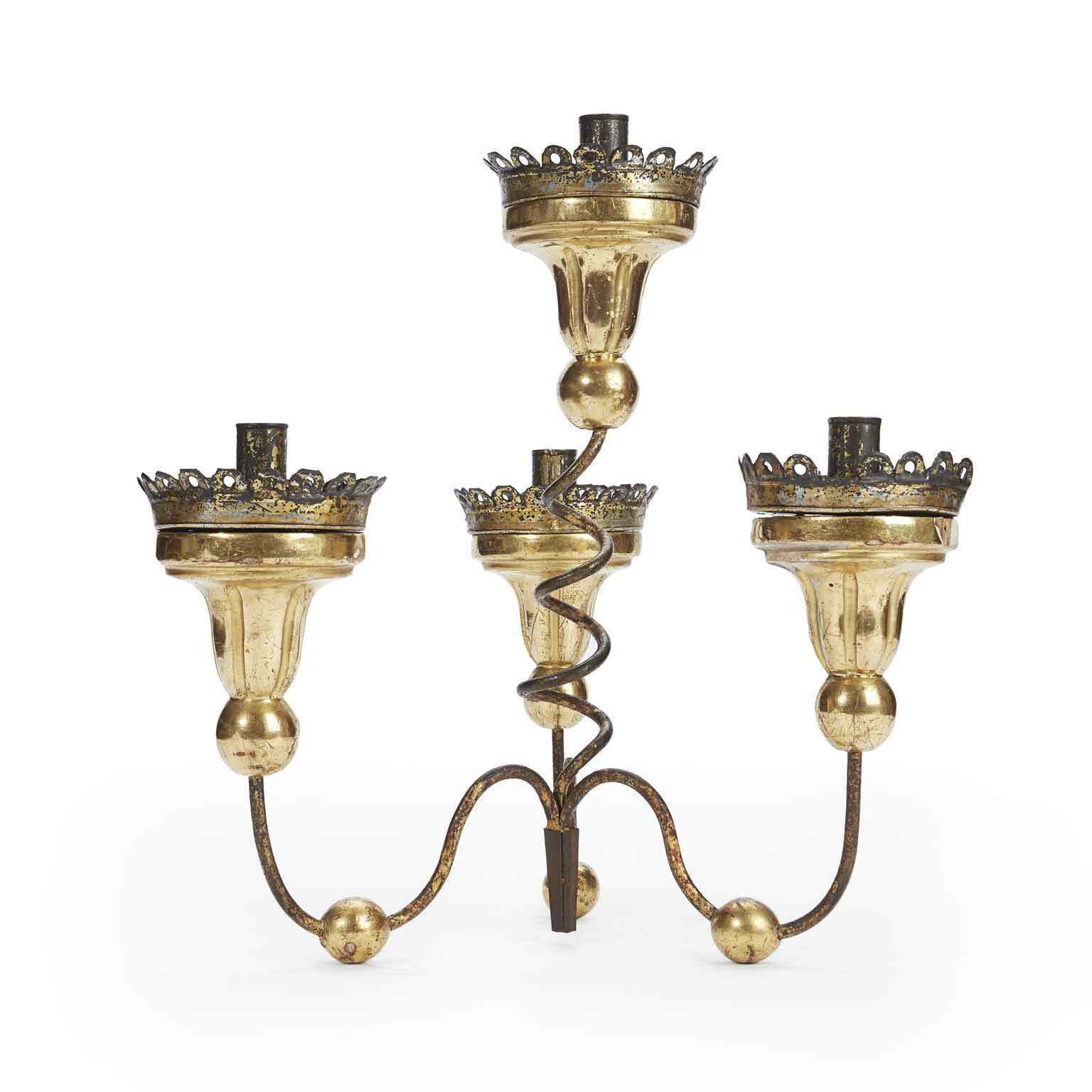 Pair Of Four Armed Table Candelabra 1700 photo vinterior