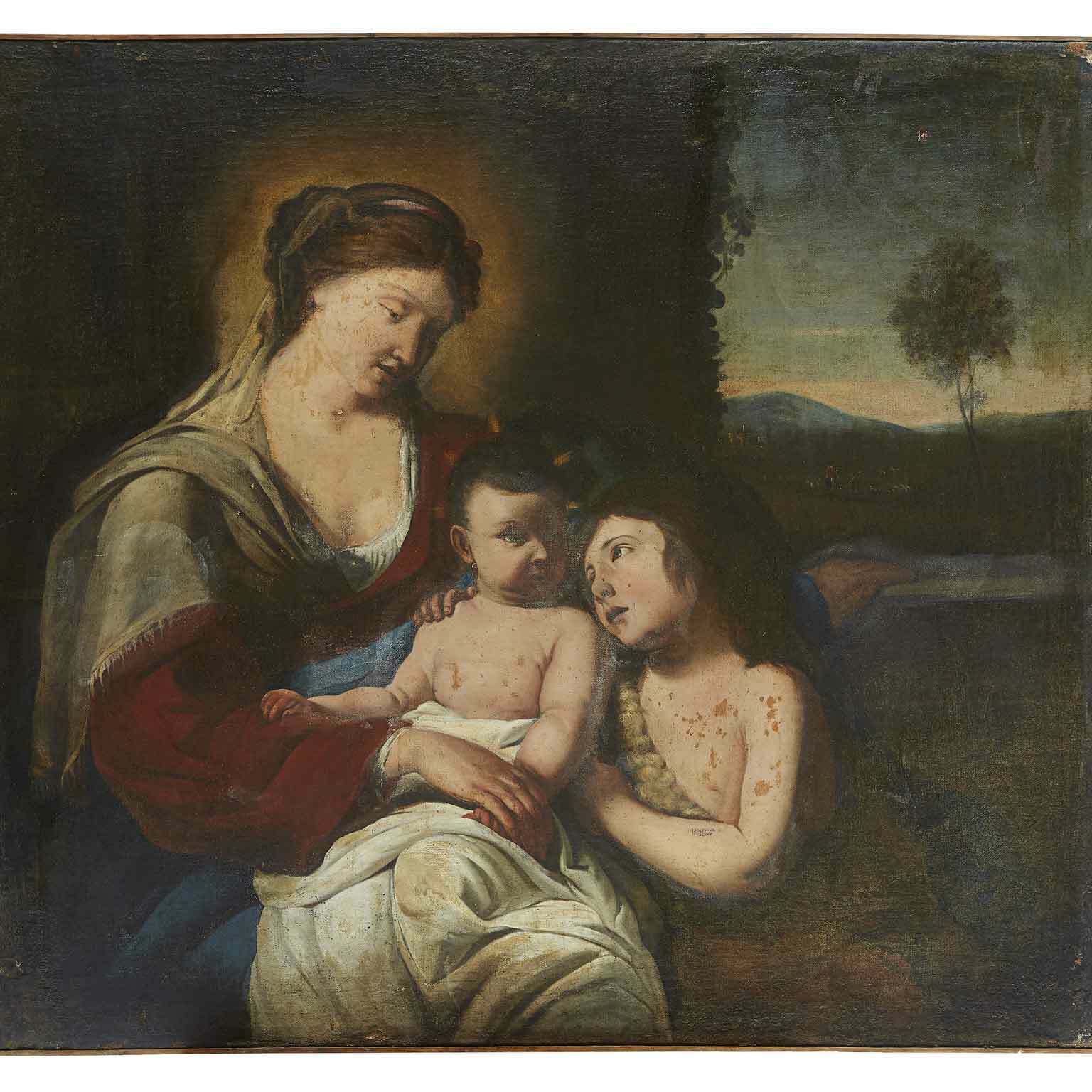 Madonna With Child And Saint John 1600