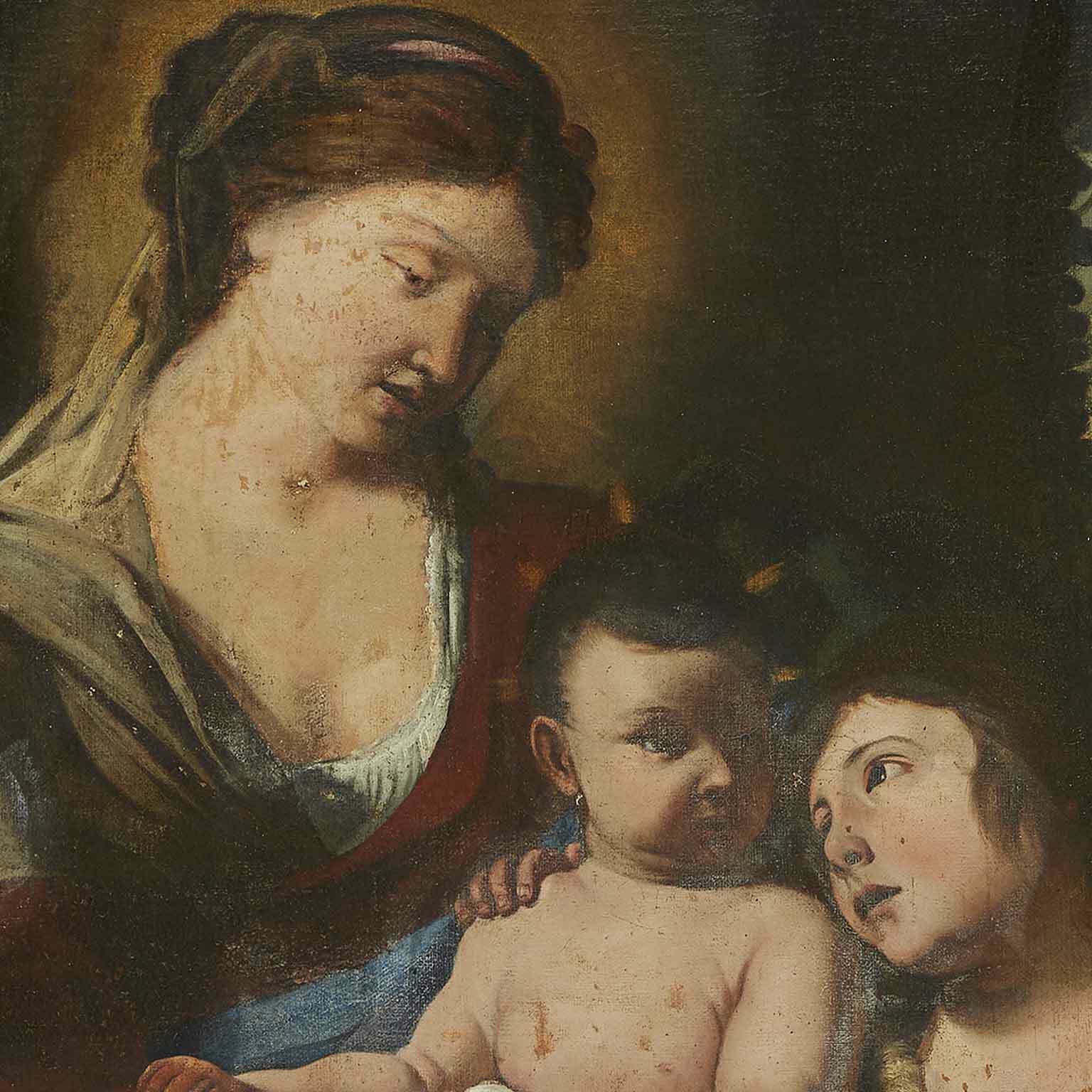Madonna With Child And Saint John 1600 photo for sale