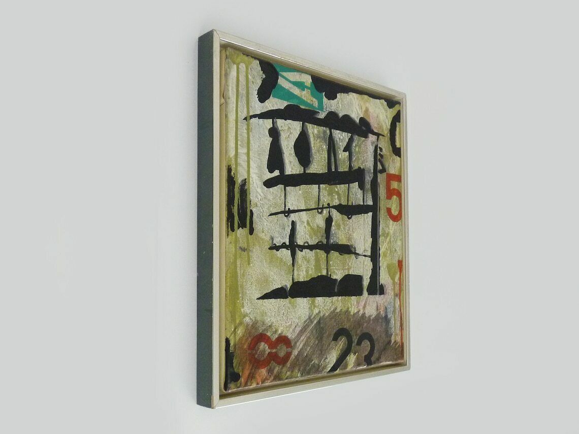 Huile sur toile Bent Karl Jacobsen (1934 2004). 1995 photo furniture