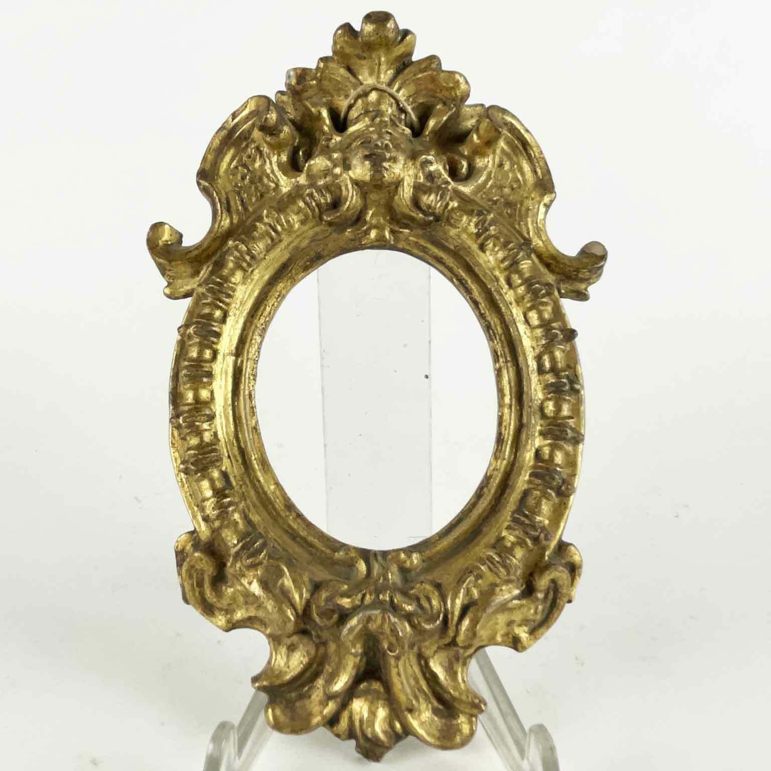Pair Of Roman Golden Terracotta Frames From The 1700s photo furniture