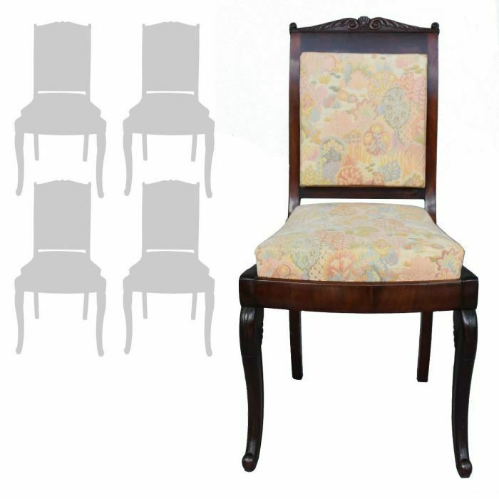 Restoration Chairs With 19th Century Mahogany Handles (Set Of 4)
