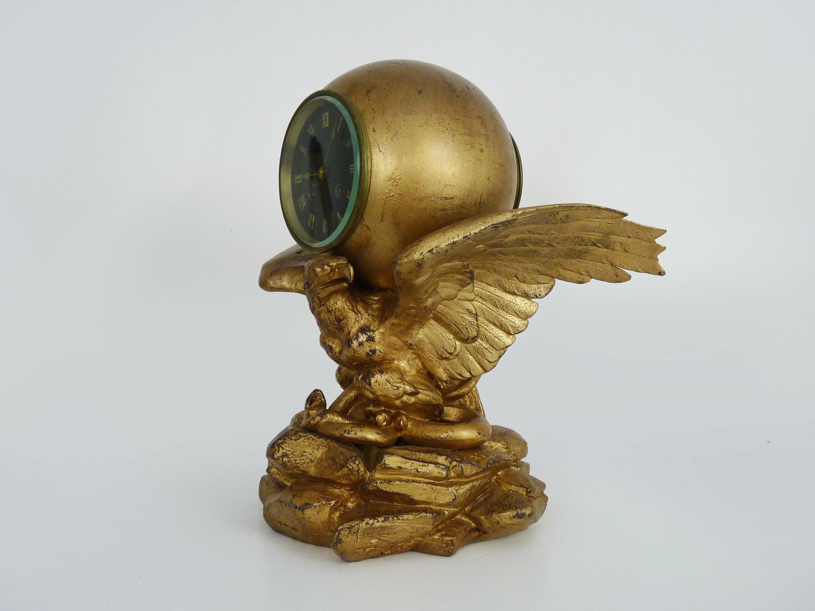 Pendule à l'aigle Dufaud Paris, sculpteur J. Gautier photo for sale