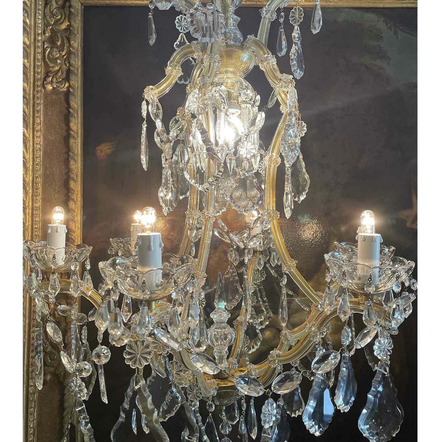 Maria Teresa Crystal Chandelier With 7 Lights From 1950 photo furniture