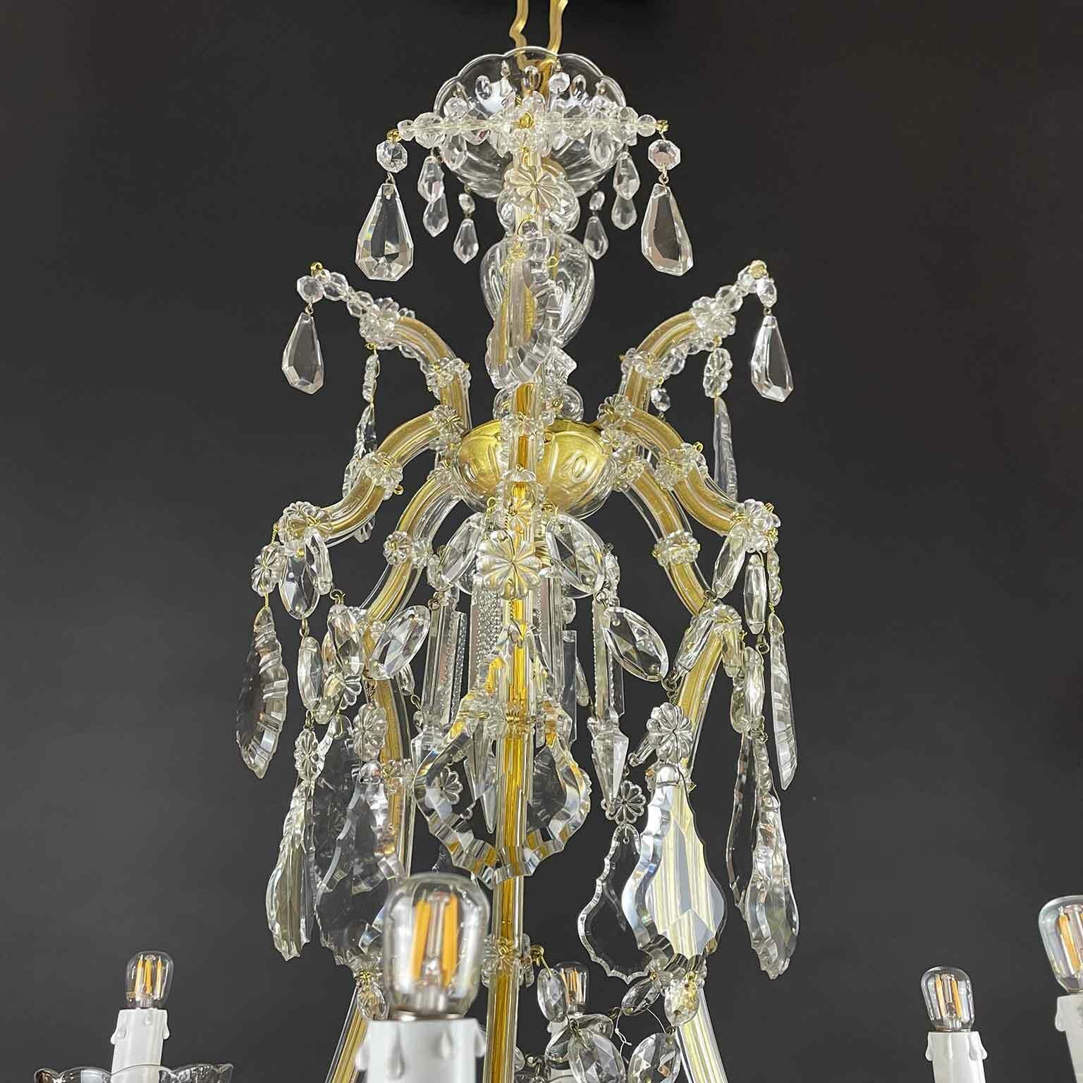 1761.0 Maria Teresa Crystal Chandelier With 7 Lights From 1950 photo