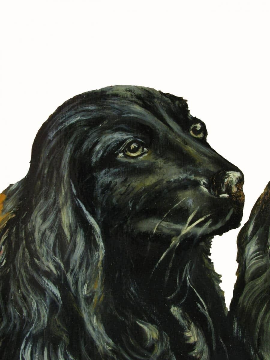 Portrait Of A Pair Of Cocker Spaniels photo furniture