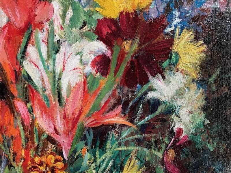 photo vinterior Montini Umberto Vase Of Flowers