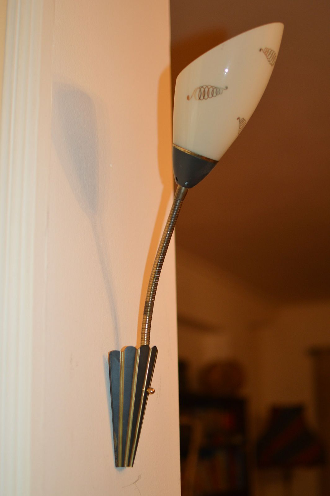 1 Of 2 Wall Lamp Vintage Stilnovo Mid Century 1950, photo furniture