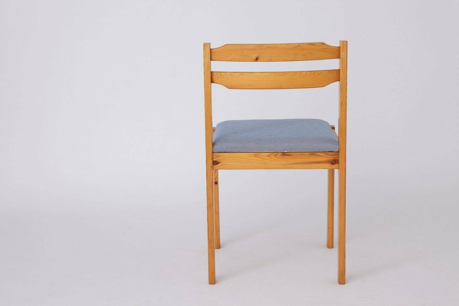 photo furniture Pair Of Vintage Chairs Spruce Wood 60s 70s