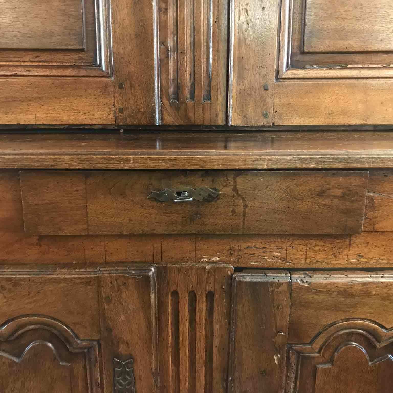 Antique Louis XV Sideboard In Walnut With Stand photo Furniture