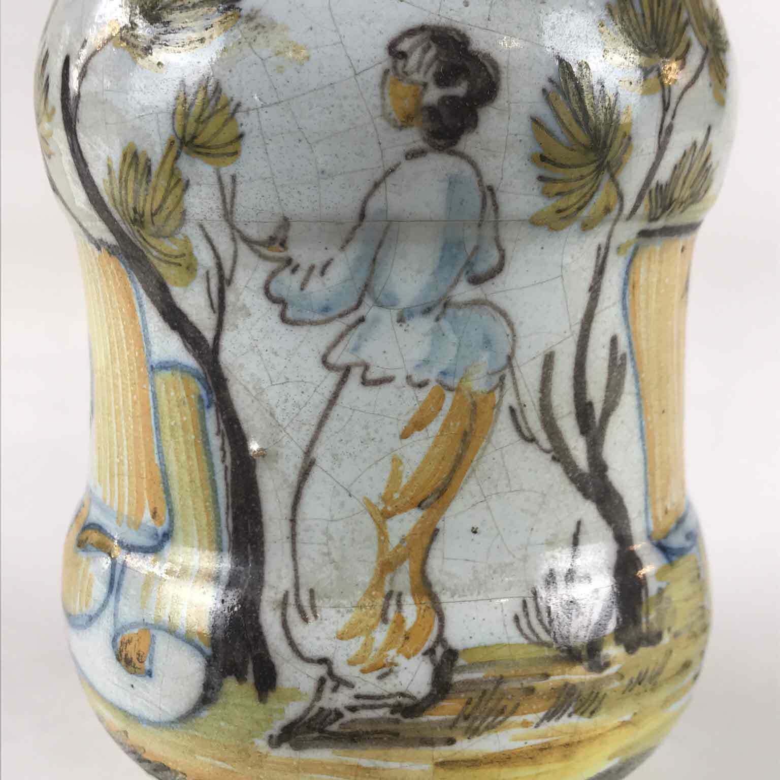 photo for sale Rocchetto Albarello In Majolica Giacomo Boselli