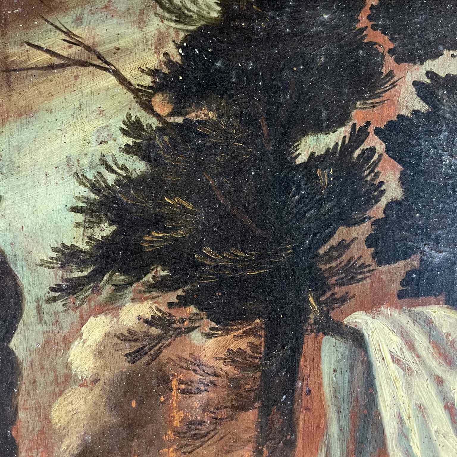Pair Of Landscapes With Putti, 1800s photo vinterior