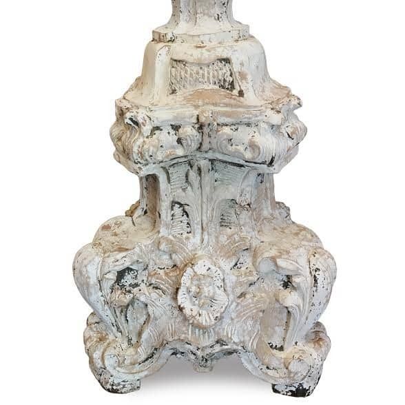 Carved Wooden Torch Holder From The Louis XV Style Centre photo for sale