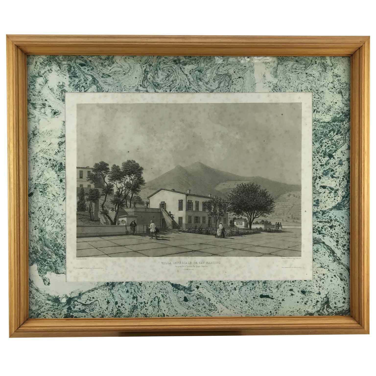 View Of The Imperial Villa Of San Martino On The Island Of Elba