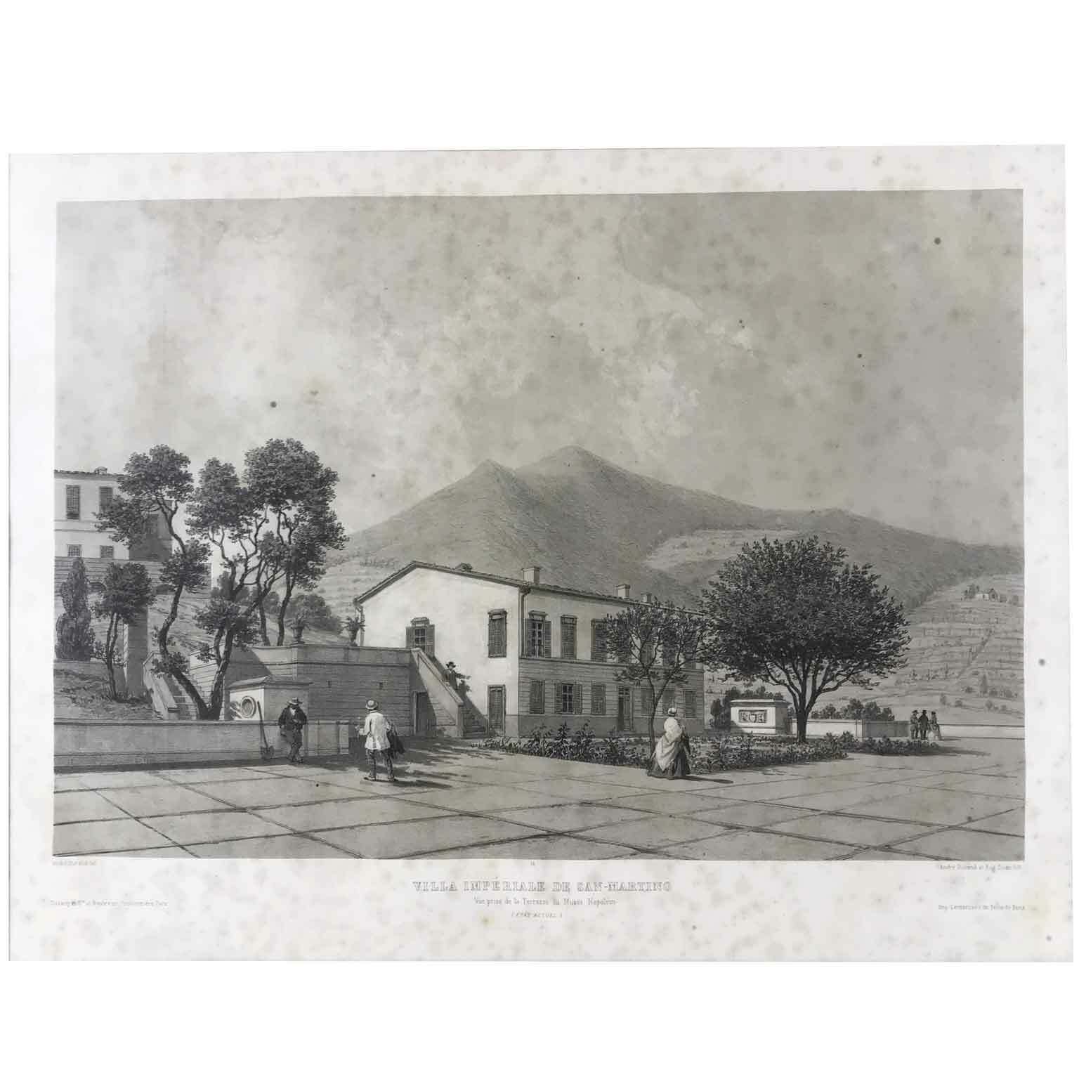 View Of The Imperial Villa Of San Martino On The Island Of Elba photo furniture