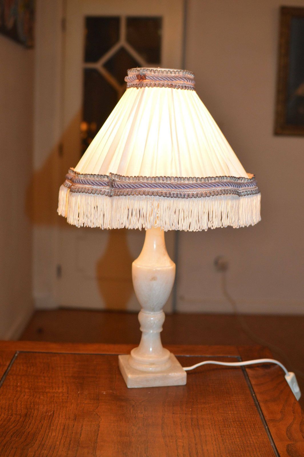 Vintage Marble Table Lamp 1950 Midcentury Lamp. Lamp Moderniste photo furniture