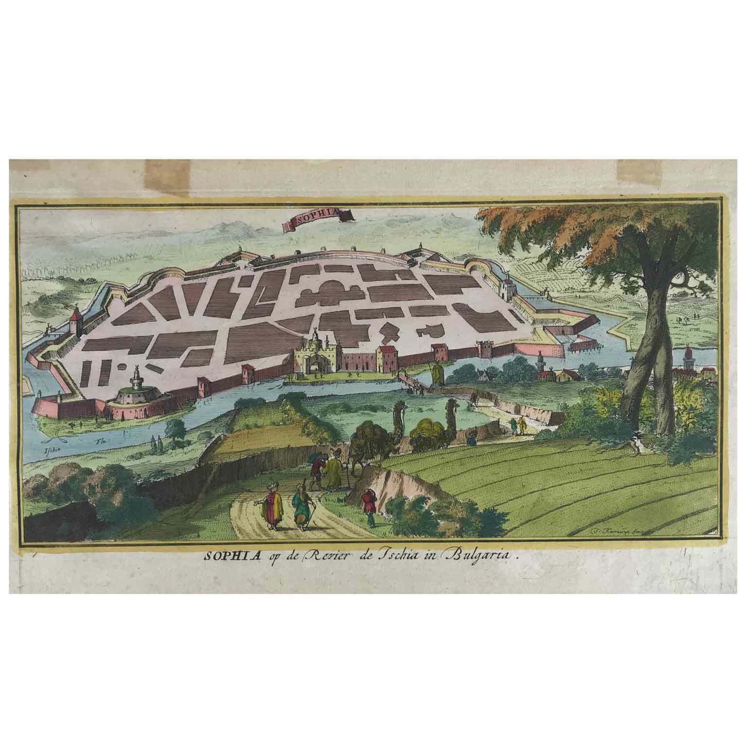 View Of Sophia, 1600s, Antique