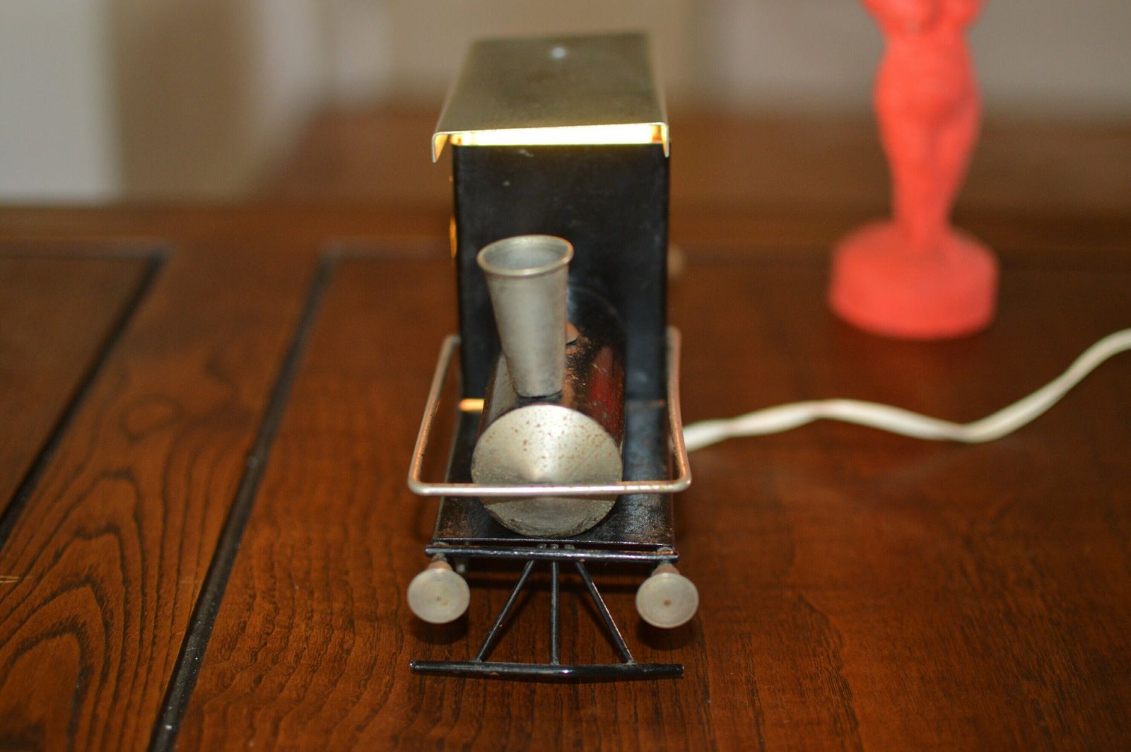 Vintage Table Locomotive Lamp. Lamp Train Vintage Pop Lamp photo buy